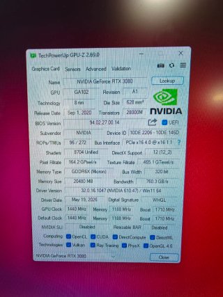 GPU NVIDIA RTX 3080 20GB TURBO PARA IA