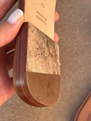 Sandali Hermes H Beige/Marrone
