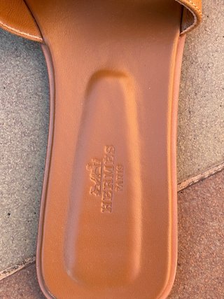 Sandali Hermes H Beige/Marrone