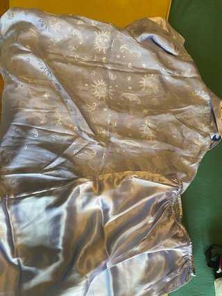 Pijama tacto seda sintética, talla M segun etietiq