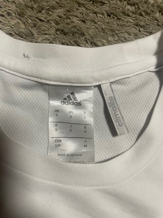 Adidas White T-Shirt - Comfortable Activewear