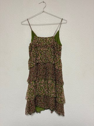 Vestido Pedro del Hierro floral volantes