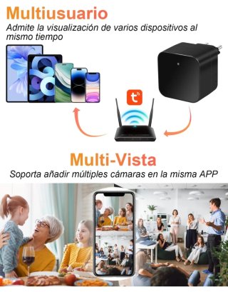 Cámara Espía UYIKOO WiFi 5G 1080P HD
