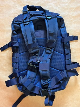 Mochila Táctica Militar Azul Navy Oscuro 50L