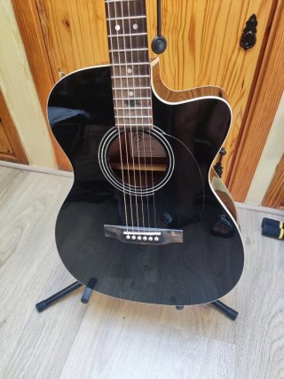 Harley Benton Custom Line CLA-16SCE BK