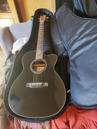 Harley Benton Custom Line CLA-16SCE BK