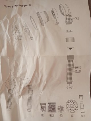Alcachofa Ducha antical, mejora piel, mas presión