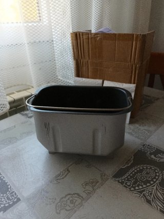 Cubeta para panificadora