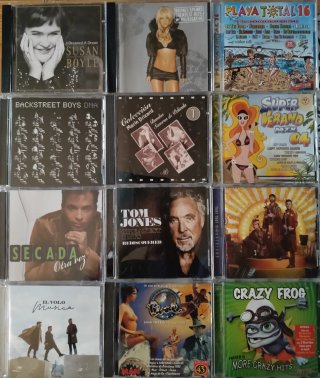 CDs: internacional, Pop, Dance, R&B, Rock,