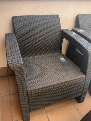 Conjunto de muebles de jardín