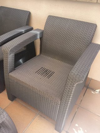 Conjunto de muebles de jardín
