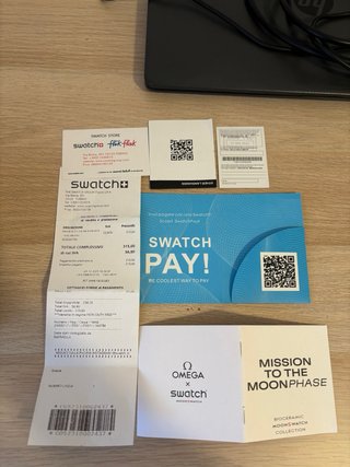 Omega x Swatch Mission to the moonphase originale