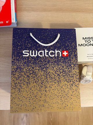 Omega x Swatch Mission to the moonphase originale