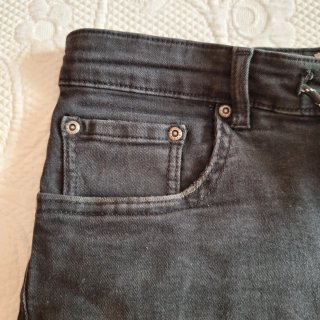 Pantalón corto vaquero Pull&Bear negro
