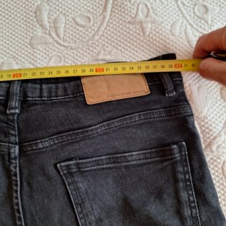 Pantalón corto vaquero Pull&Bear negro