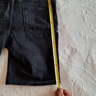 Pantalón corto vaquero Pull&Bear negro