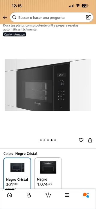 Microondas Integrable Bosch Serie 6 Grill