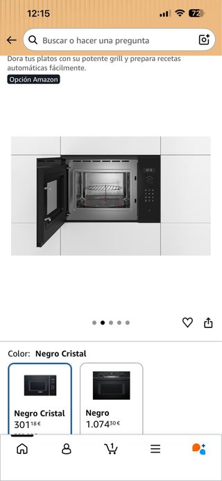 Microondas Integrable Bosch Serie 6 Grill