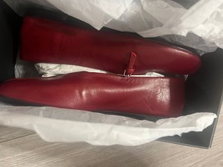 Manoletinas Massimo Dutti rojas sin estrenar