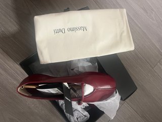 Manoletinas Massimo Dutti rojas sin estrenar
