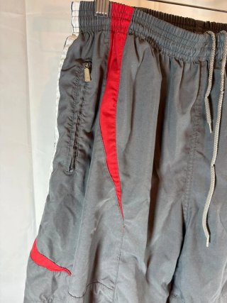 Adidas Shorts Vintage 90s Y2K Gris Rojo XXL