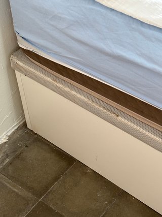 Canapé abatible blanco 135x190cm