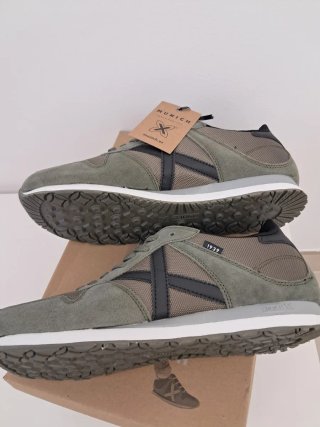 Zapatillas Munich Massana Talla 43 Verde Oliva