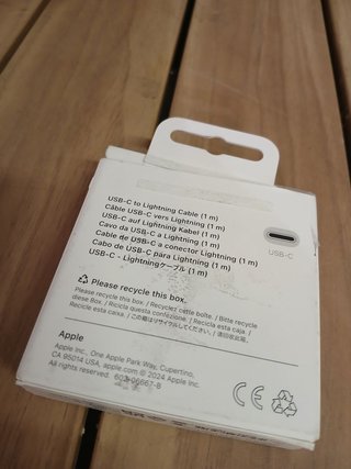 Apple Cable USB-C a Lightning Apple (1m)
