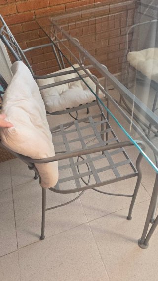 Mesa Hierro Forjado 1.60x0.90 Recogida cambrils (