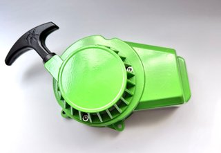 Tirador Arranque verde minimoto aluminio