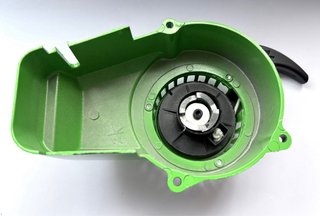 Tirador Arranque verde minimoto aluminio