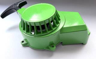 Tirador Arranque verde minimoto aluminio