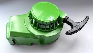 Tirador Arranque verde minimoto aluminio