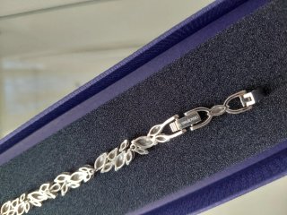 Pulsera Swarovski Plata