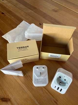 Adaptador de Viaje TESSAN UK, Dubai