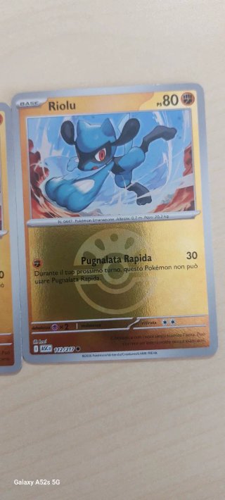 Carte Pokémon Riolu 112/217 ascesa eroica