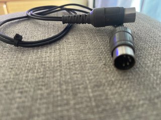 Cable con conector DIN 5 pines