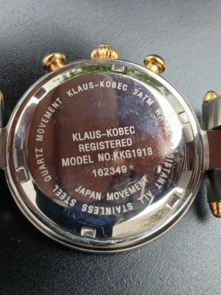 Klaus Kobec Cronógrafo Cuarzo Dorado/Plateado