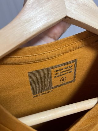 Camiseta básica !SOLID naranja talla S