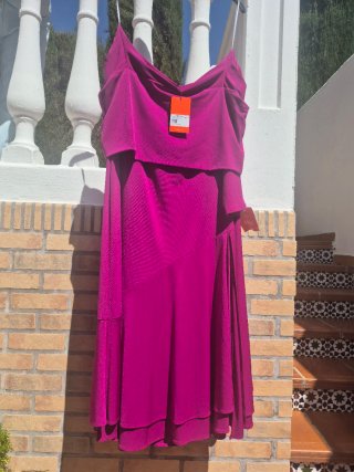 Vestido fiesta Miphai Buganvilla Talla XL/42/14