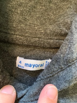Lote sudaderas felpa gemelos Mayoral talla 4