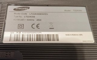 Televisión Samsung Negra. 24 pulgadas