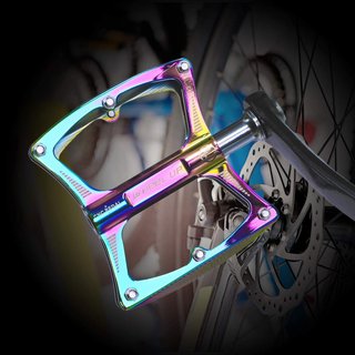 Pedales aluminio anodizado bicicleta rosca 9/16”