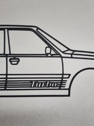 Silueta Renault R18 Turbo