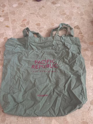 Bolsa Tote Pull&Bear Verde