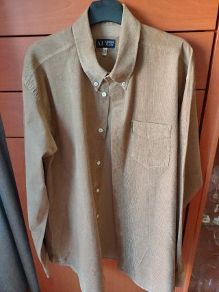 Camisa Armani Jeans Pana Beige XXL