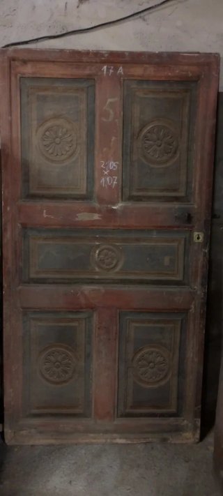Lote 4 puertas madera antiguas