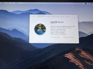 MacBook Pro Retina 15 2014 1TB + magic mouse