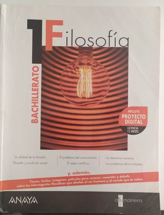 Filosofia 1 bachillerato