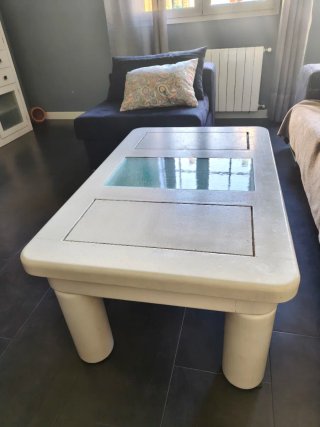 Conjunto muebles estanteriasmesas y sillas comed